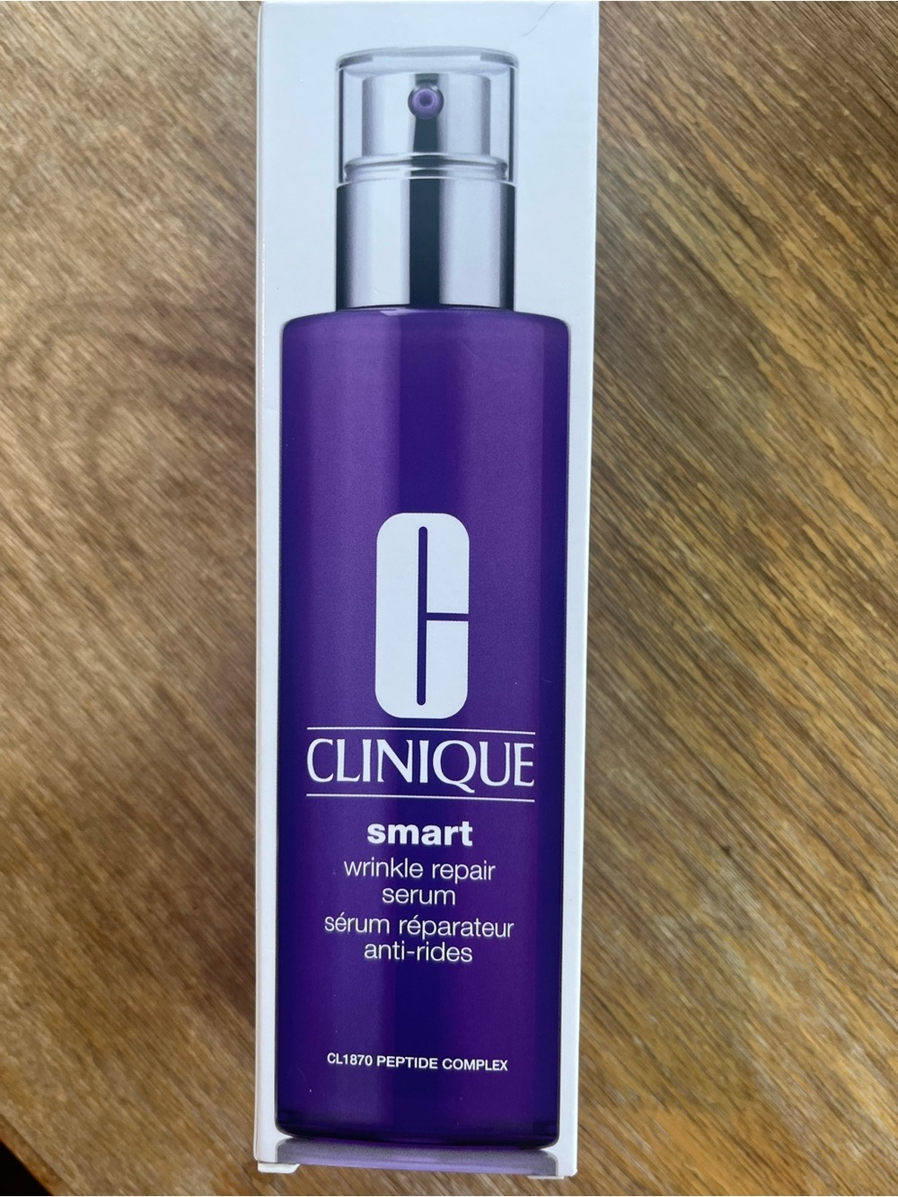 Clinique Smart Wrinkle Repair Serum - Purple and Silver Pump